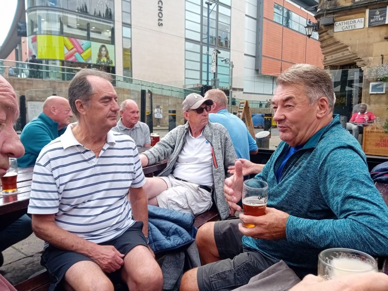 Foreground: Dave Law and Barry Webb